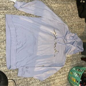 Purple Hoodie with Script Logo